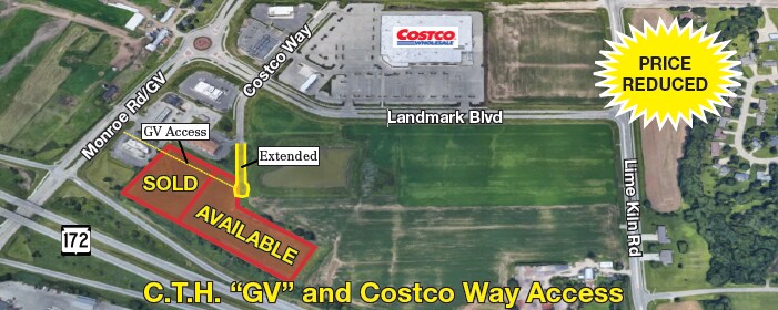 County Road GV, Green Bay, WI à vendre Aérien- Image 1 de 2