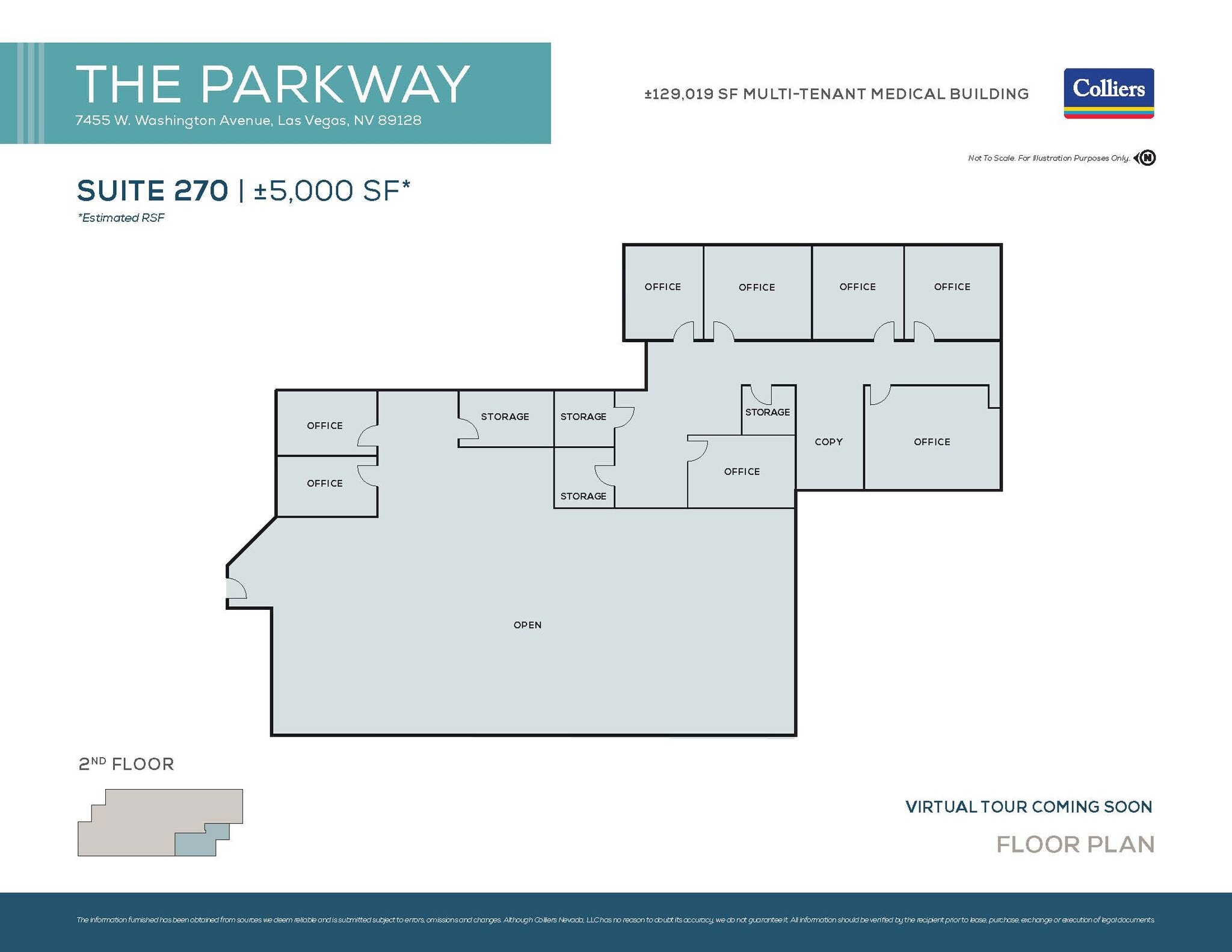 7455 W Washington Ave, Las Vegas, NV for lease Floor Plan- Image 1 of 1