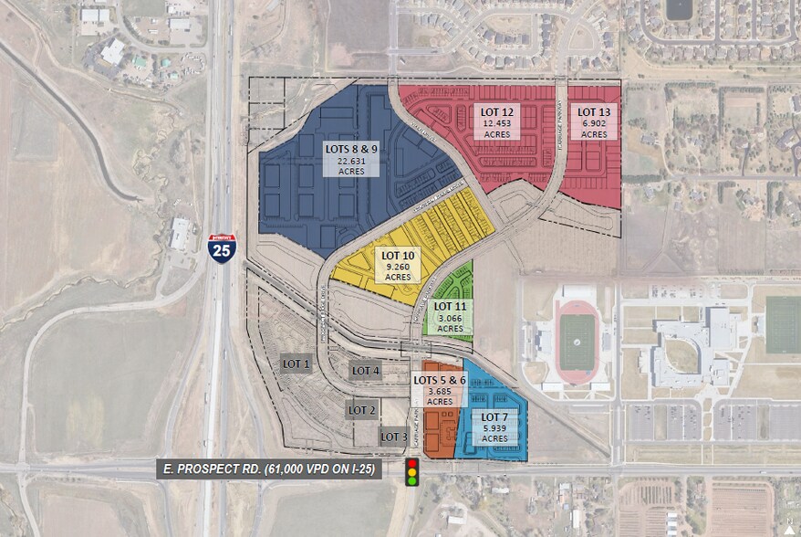 NEC I-25 & Prospect Rd, Fort Collins, CO for sale - Building Photo - Image 1 of 1