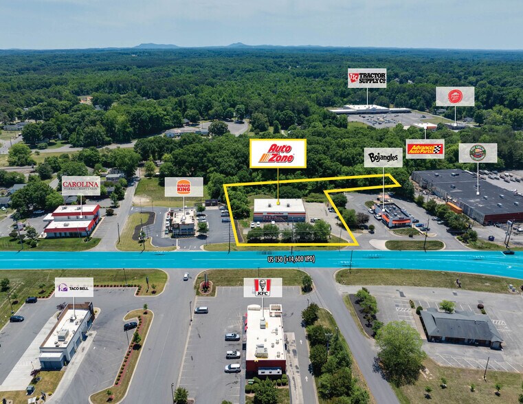 1102 E Church St, Cherryville, NC à vendre - Photo du bâtiment - Image 2 de 6