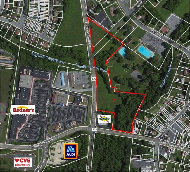 New Holland Rd, Reading, PA à vendre - Aérien - Image 1 de 1