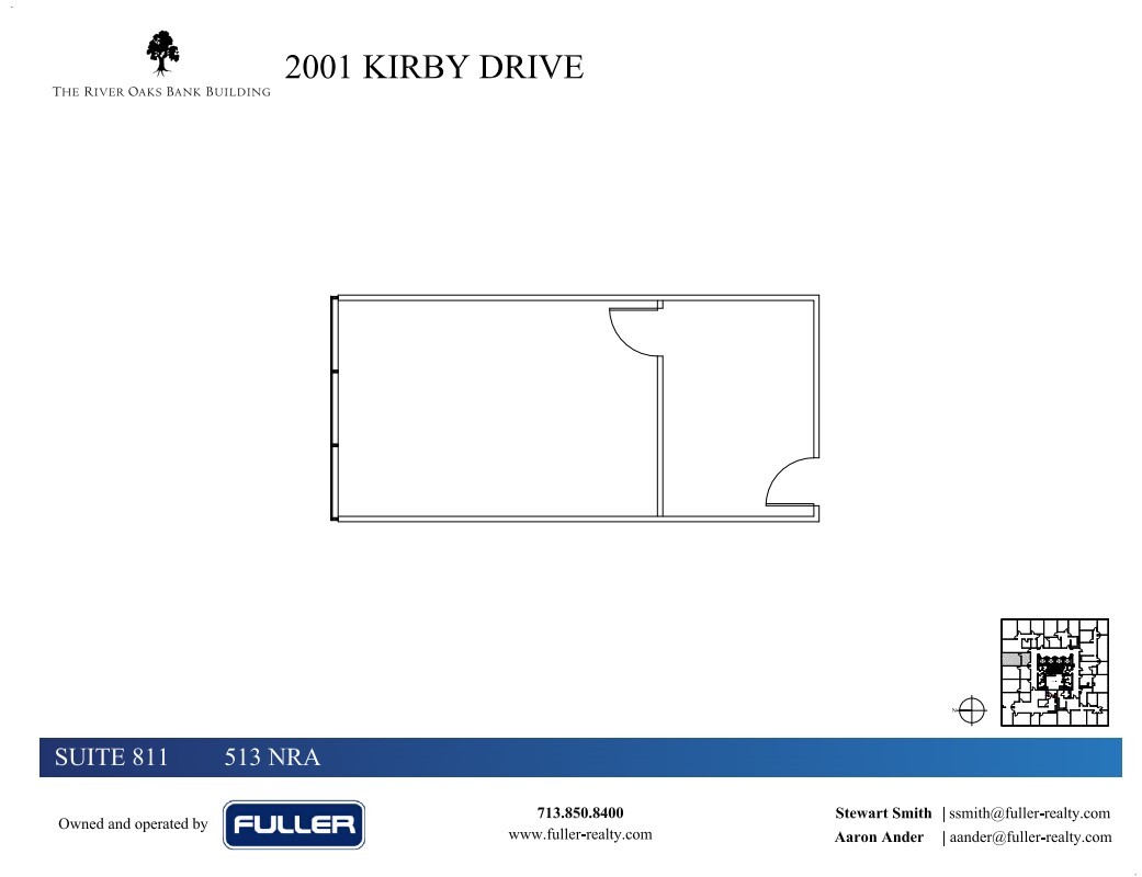 2001 Kirby Dr, Houston, TX à louer Plan d  tage- Image 1 de 1