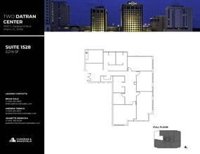 9130 S Dadeland Blvd, Miami, FL à louer Plan d’étage- Image 1 de 1