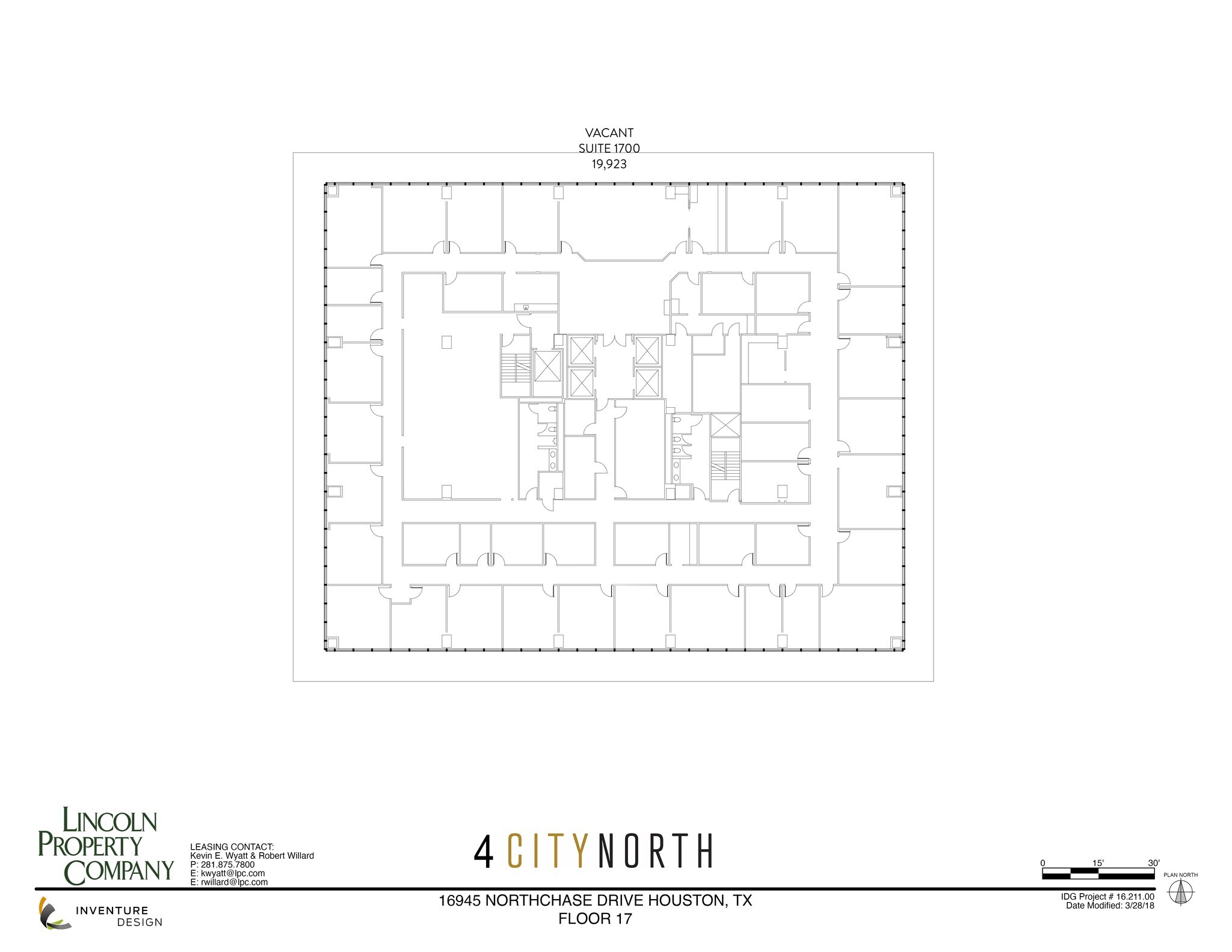 16945 Northchase Dr, Houston, TX à louer Plan de site- Image 1 de 1