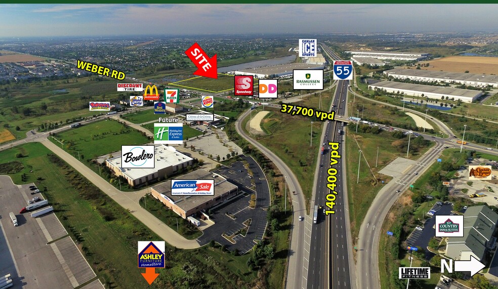 Normantown & Weber Rd, Romeoville, IL for sale - Building Photo - Image 1 of 1