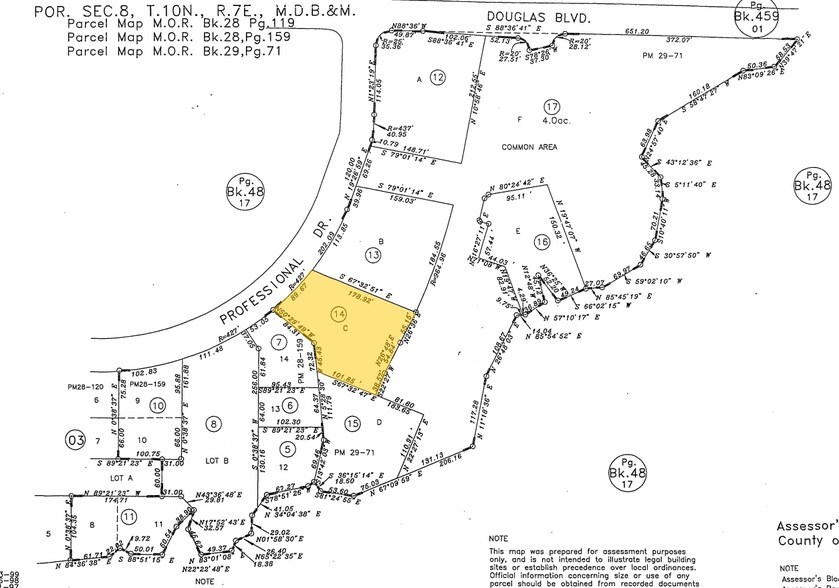 2530 Douglas Blvd, Roseville, CA à louer - Plan cadastral - Image 2 de 3