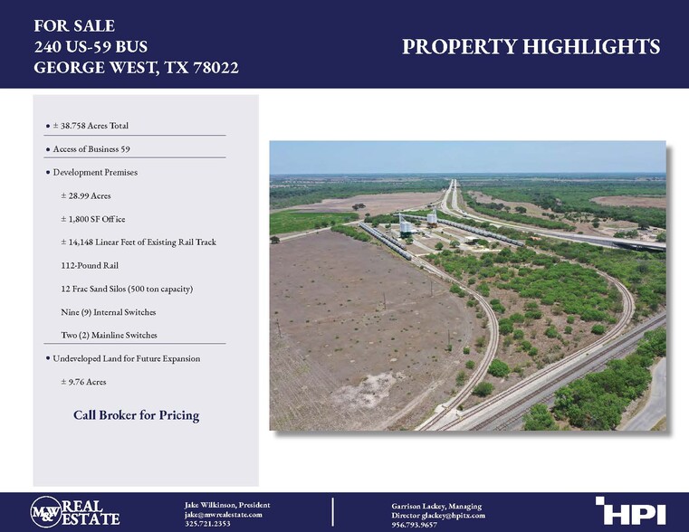 240 US-59 Bus, George West, TX for sale - Aerial - Image 3 of 6
