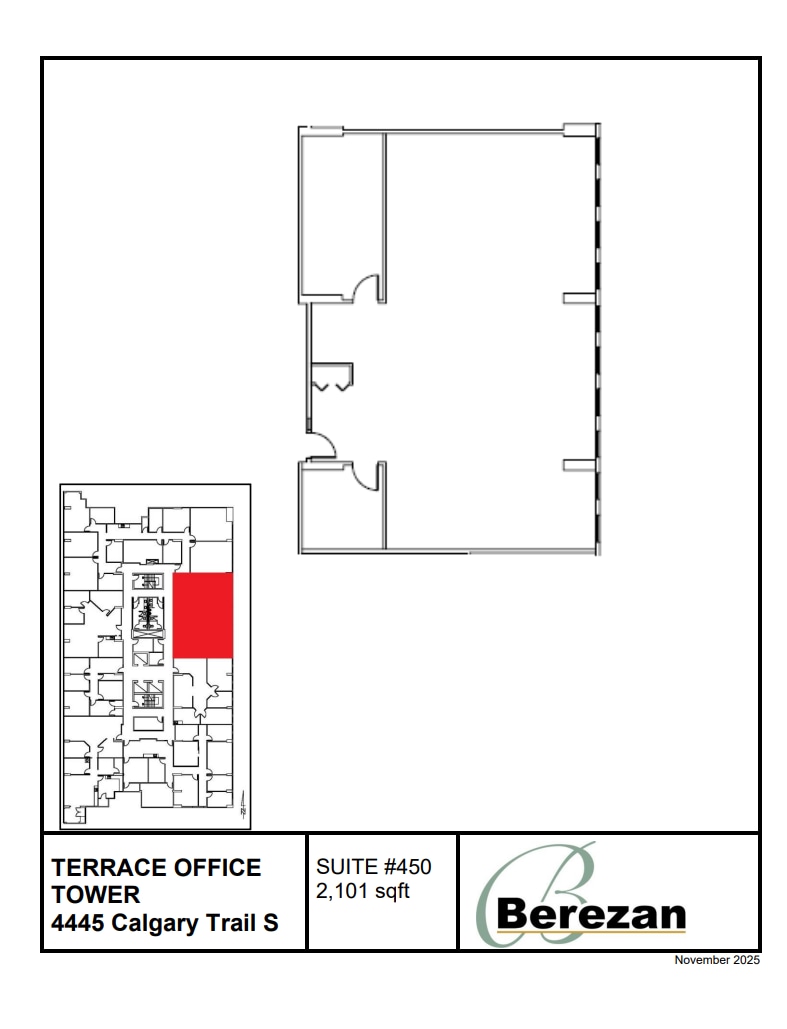 4445 Calgary Trl, Edmonton, AB à louer Plan d’étage- Image 1 de 1