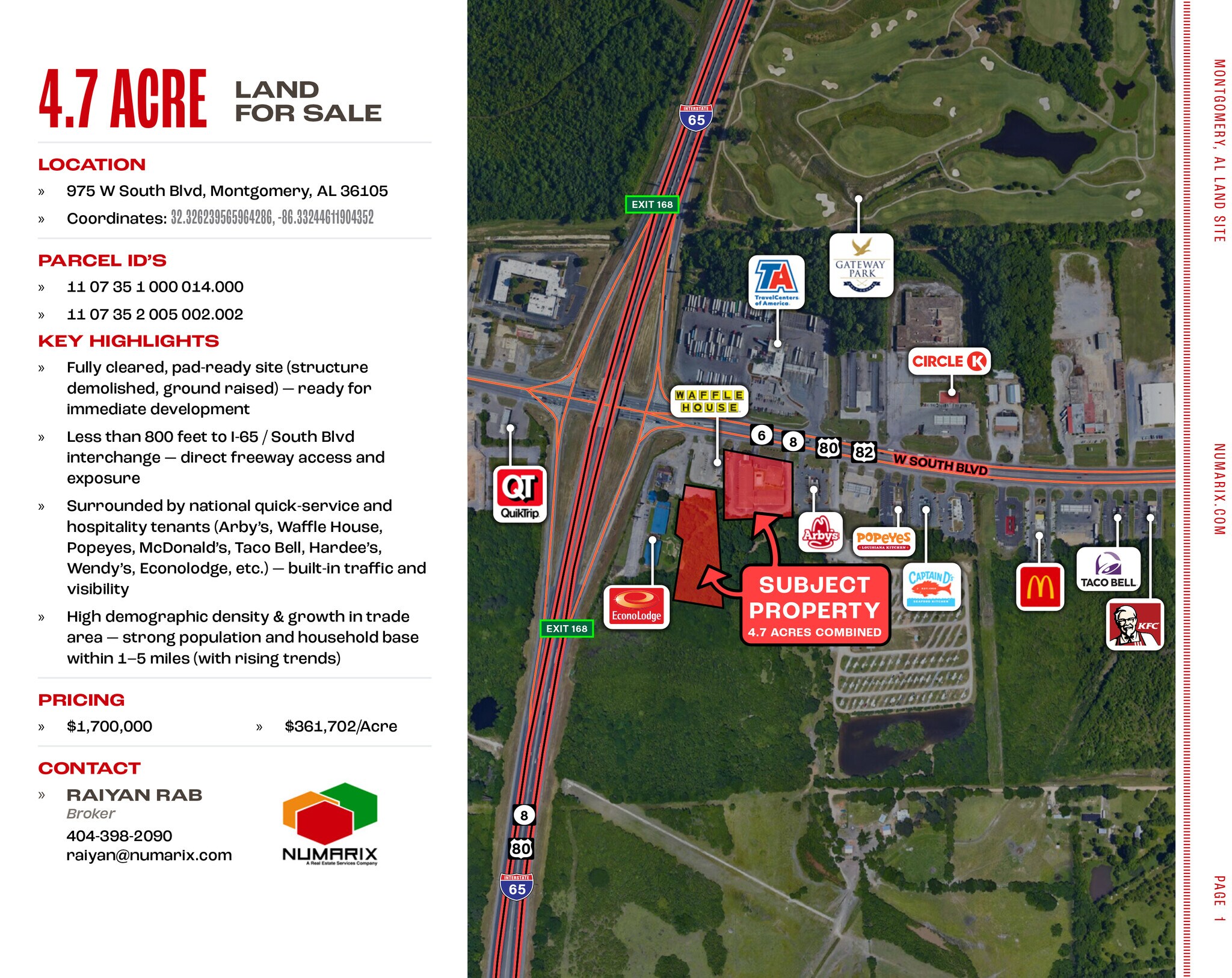 977 W South Blvd, Montgomery, AL à vendre Photo du bâtiment- Image 1 de 3