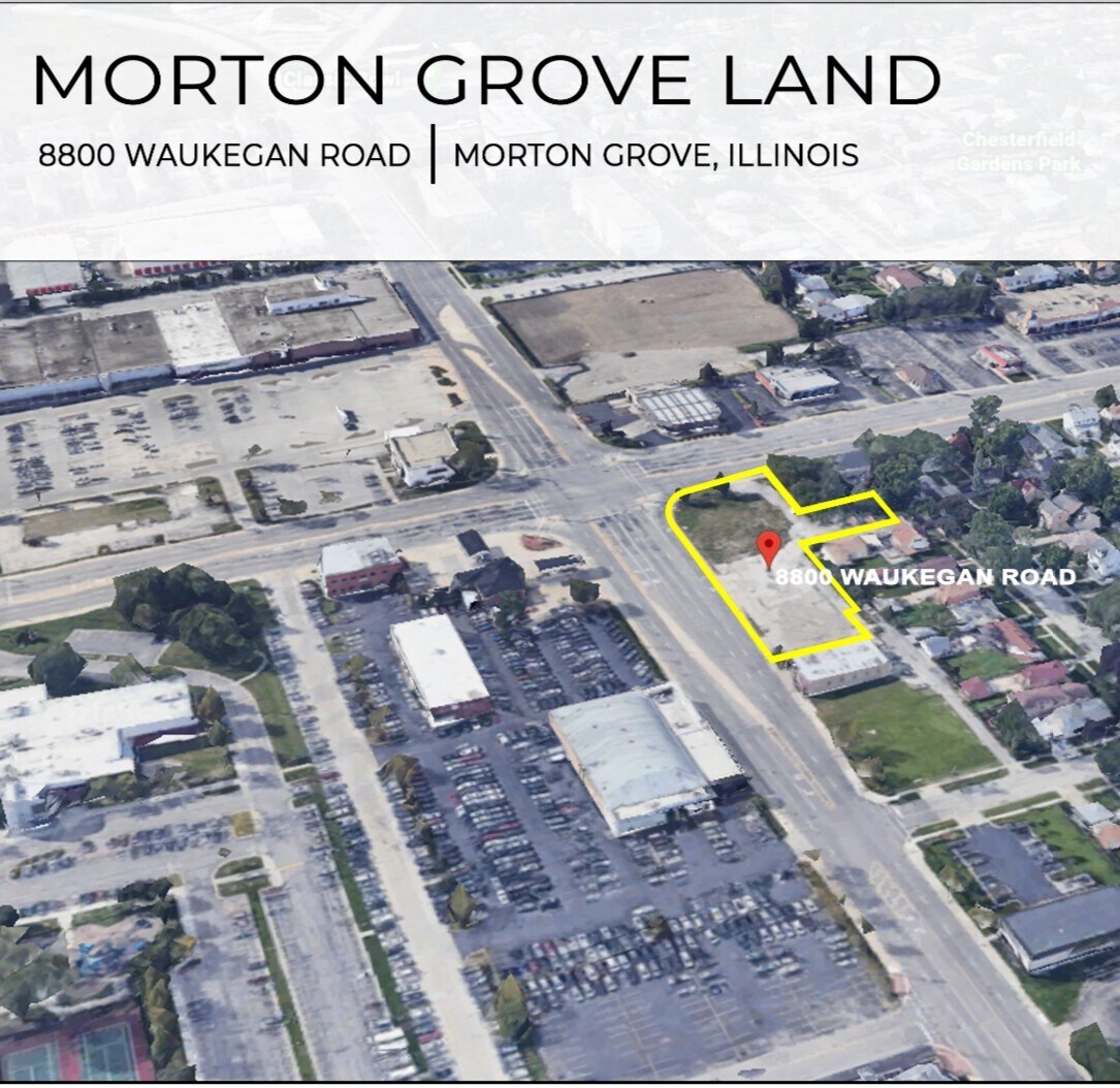 8800 Waukegan Rd, Morton Grove, IL à louer Aérien- Image 1 de 2