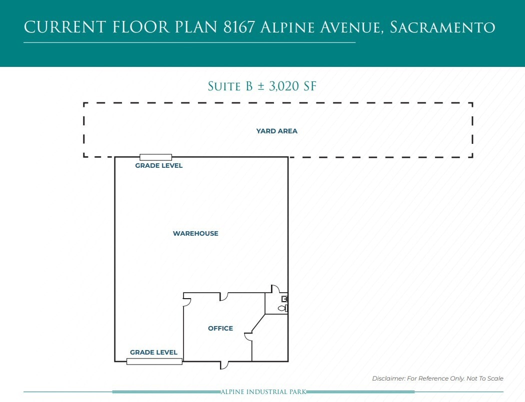 4300 82nd St, Sacramento, CA for lease Floor Plan- Image 1 of 1