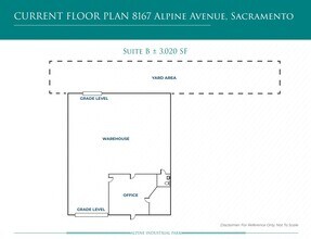 4300 82nd St, Sacramento, CA for lease Floor Plan- Image 1 of 1