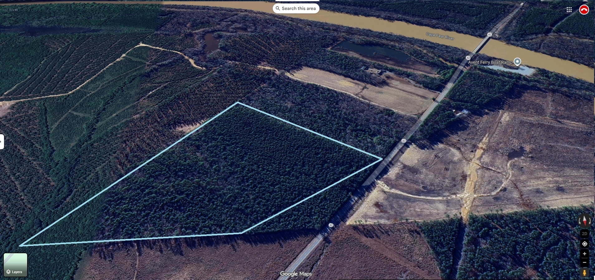 NC-42 at Cape Fear River, Moncure, NC à vendre Photo principale- Image 1 de 5