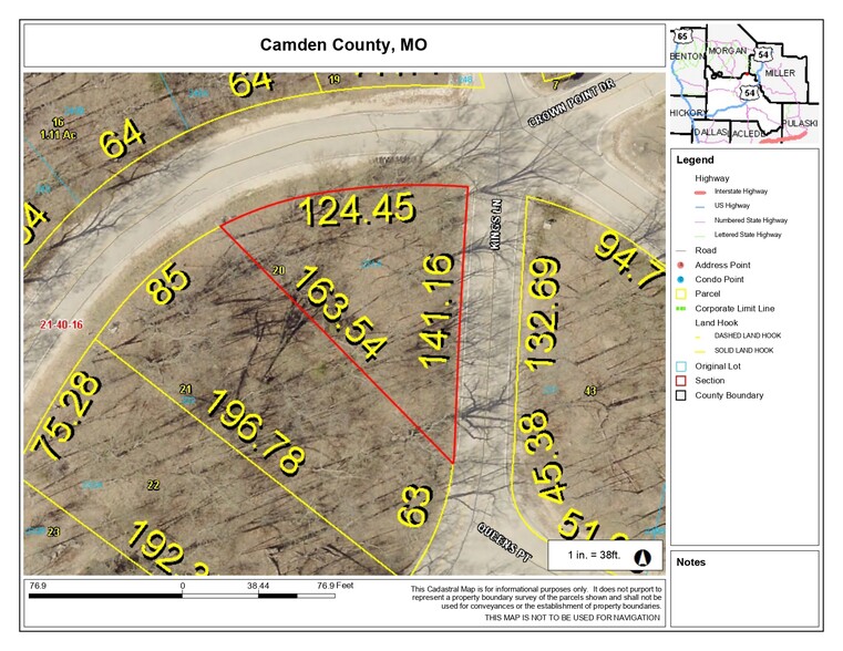 Lot 231A Crown Point Dr, Four Seasons, MO à vendre - Plan cadastral - Image 1 de 1