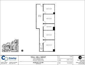 5310 Harvest Hill Rd, Dallas, TX à louer Plan d  tage- Image 1 de 5