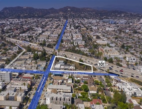 4583 Melrose Ave, Los Angeles, CA - Aerial  map view - Image1