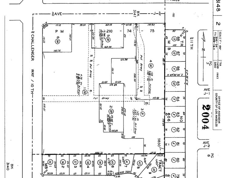 1060 E Avenue J, Lancaster, CA à louer - Plan cadastral - Image 2 de 15