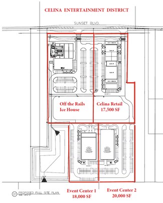 Plus de détails pour 1413 E Sunset Blvd, Celina, TX - Bureau/Commerce de détail à louer