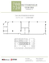 720 E Butterfield Rd, Lombard, IL à louer Plan d’étage- Image 1 de 1