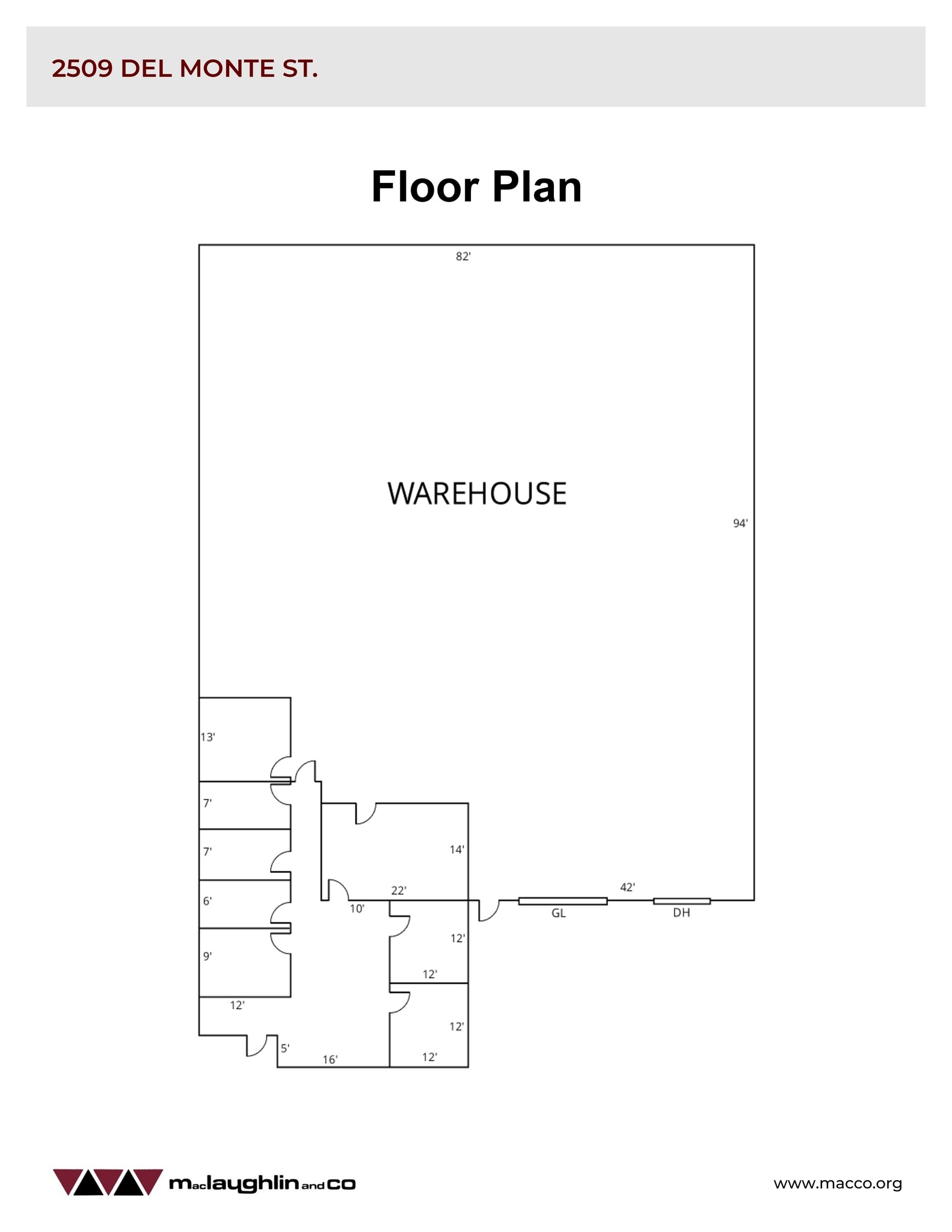 2501-2511 Del Monte St, West Sacramento, CA for lease Site Plan- Image 1 of 2