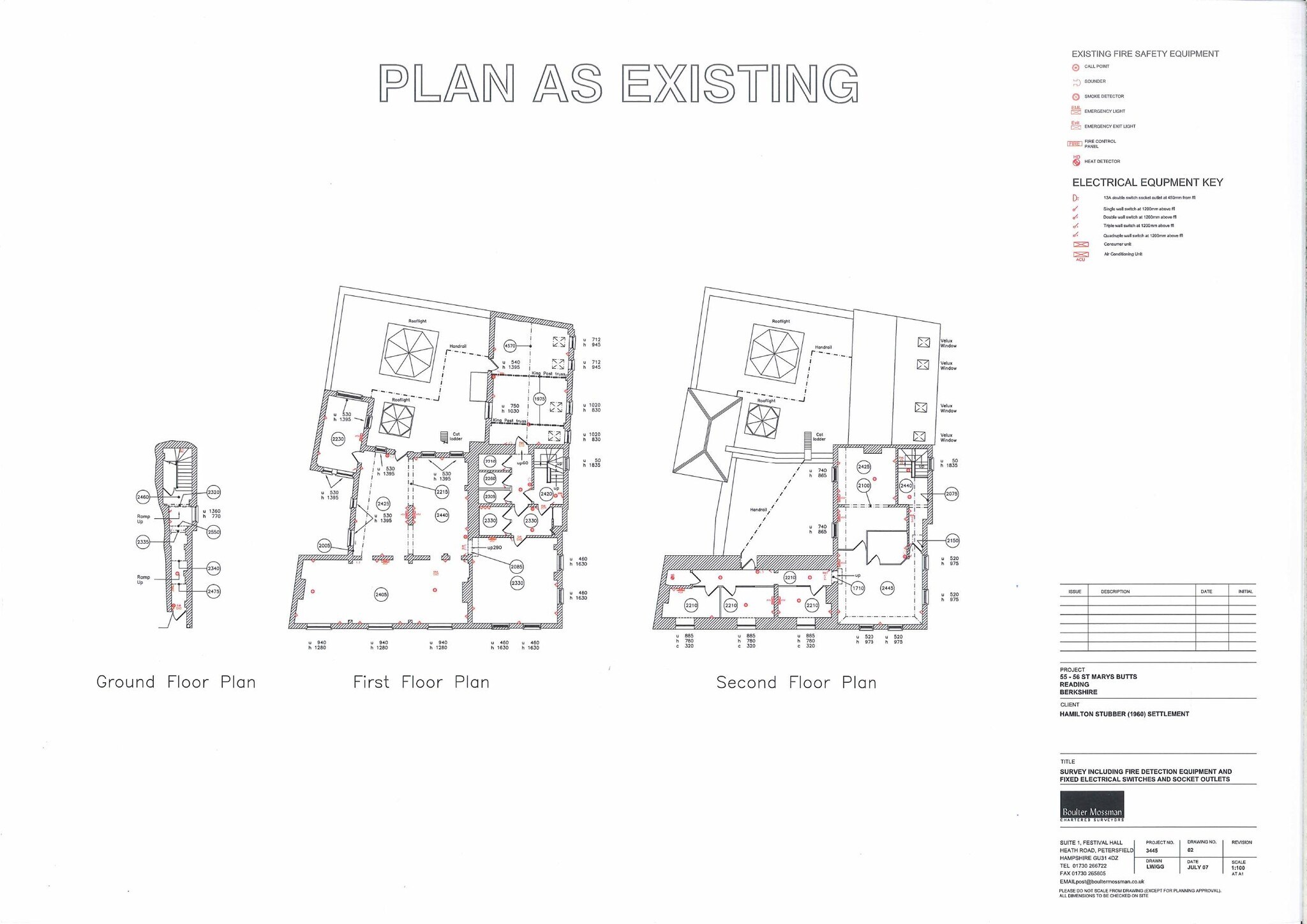 55-56 St Marys Butts, Reading à louer Plan d’étage- Image 1 de 2