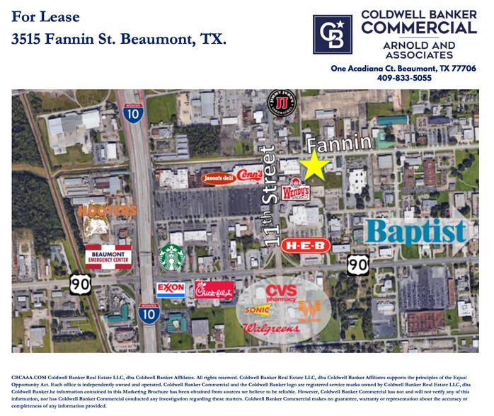 3515 Fannin St, Beaumont, TX à louer - Photo du bâtiment - Image 3 de 7