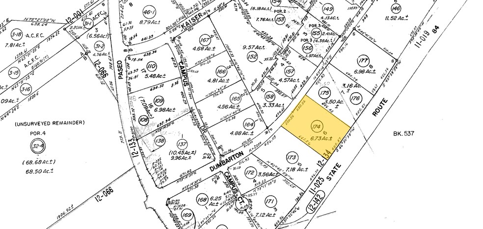 6800 Dumbarton Cir, Fremont, CA for lease - Plat Map - Image 3 of 3