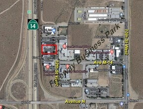 41319 12th St W, Palmdale, CA - Aerial map view