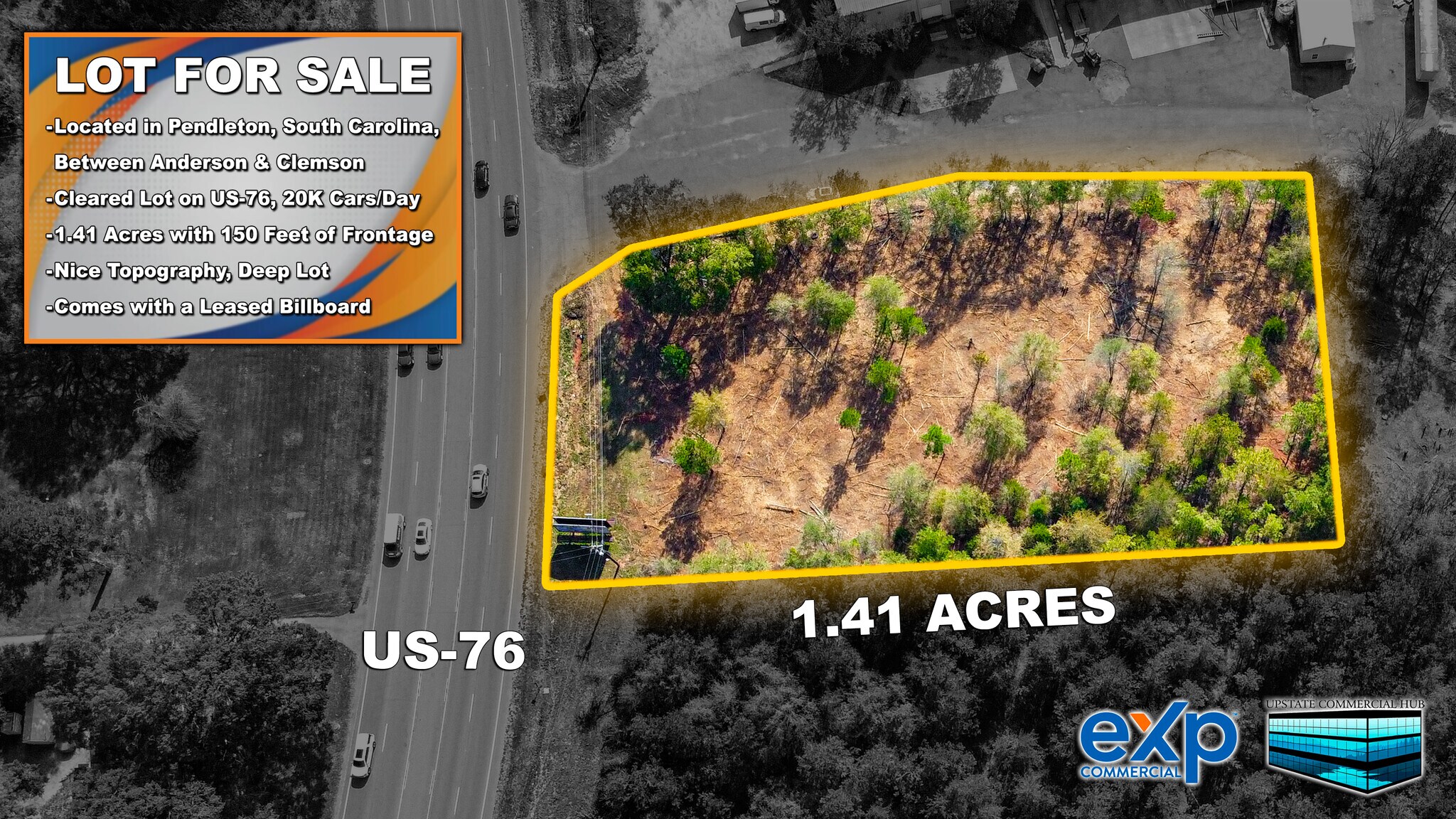 6515 US-76, Pendleton, SC à vendre Aérien- Image 1 de 13