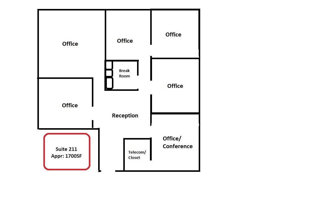 833 E Arapaho Rd, Richardson, TX for lease Floor Plan- Image 1 of 1