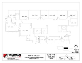 30500 Northwestern Hwy, Farmington Hills, MI à louer Plan d’étage- Image 1 de 2