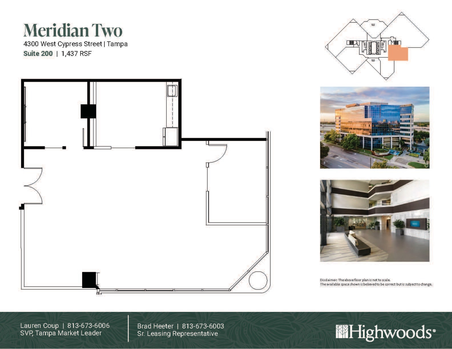 4350 W Cypress St, Tampa, FL for lease Floor Plan- Image 1 of 1