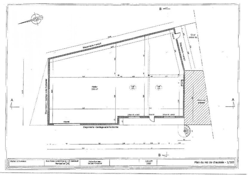 Flex in Montpellier for lease - Floor Plan - Image 3 of 5