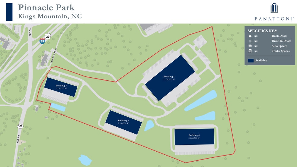 0 Woodlake Pky, Kings Mountain, NC for lease - Building Photo - Image 1 of 2