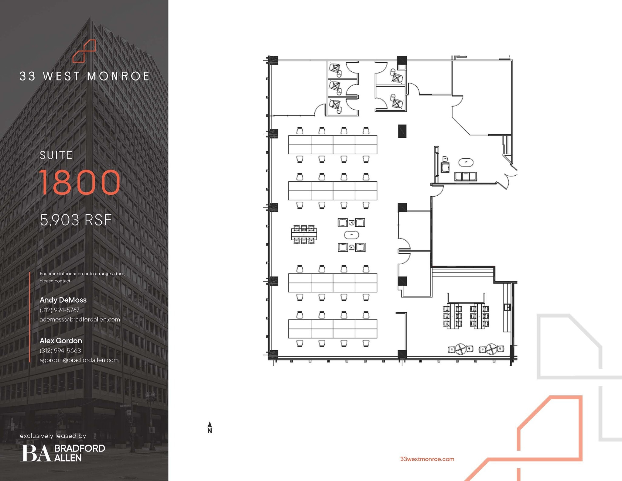 33 W Monroe St, Chicago, IL for lease Floor Plan- Image 1 of 5