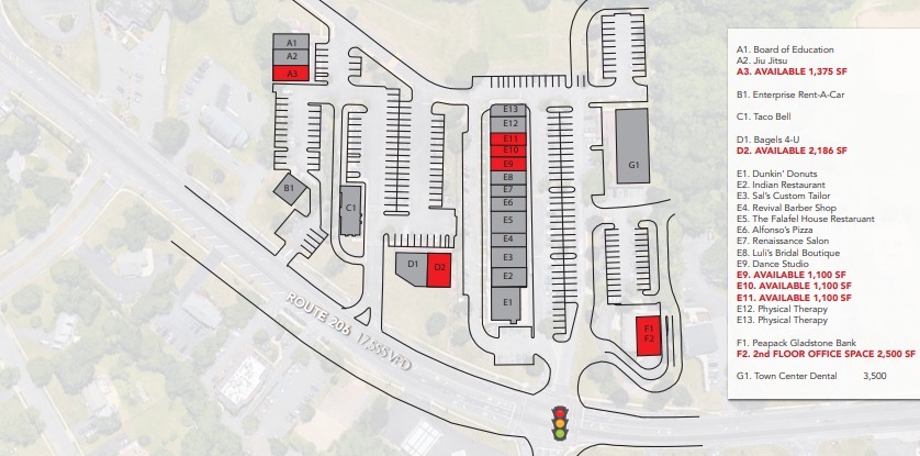 411 Us Highway 206, Hillsborough, NJ à louer - Plan de site - Image 2 de 3