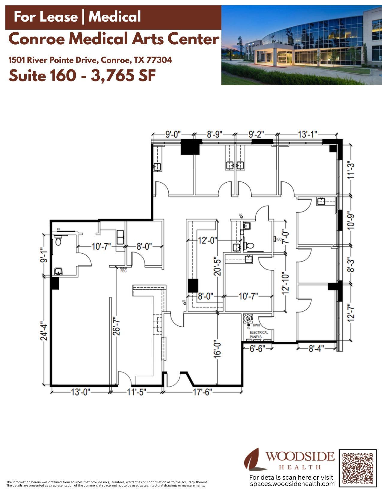 1501 River Pointe Dr, Conroe, TX for lease Floor Plan- Image 1 of 1