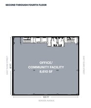 631 Bergen Ave, Bronx, NY à louer Plan d’étage- Image 1 de 1