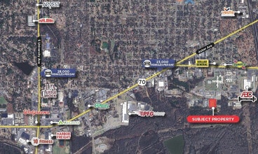 3300 Brown St, Little Rock, AR - Aérien  Vue de la carte