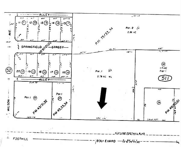 1317 W Foothill Blvd, Upland, CA à louer - Plan cadastral - Image 3 de 9