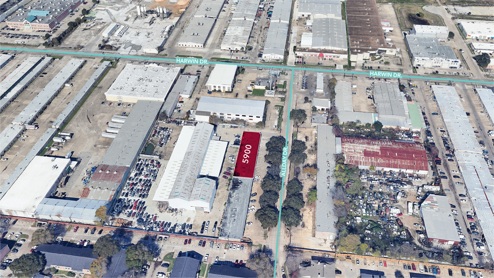 5900-5928 Allday Dr, Houston, TX for sale - Aerial - Image 2 of 4