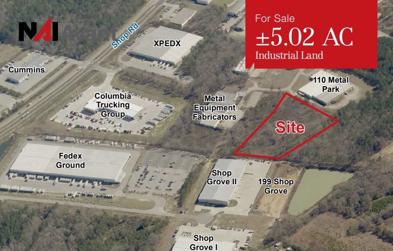 METAL PARK Dr, Columbia, SC for sale - Aerial - Image 1 of 1