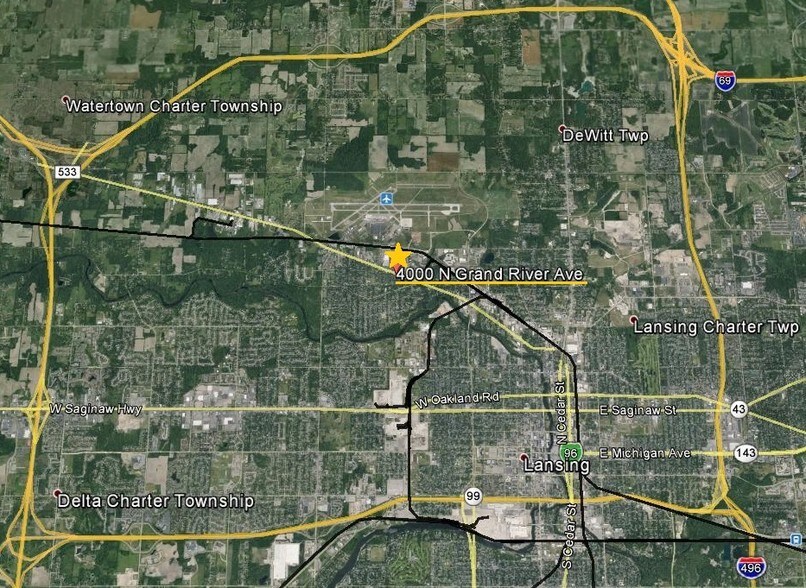 4000 N Grand River Ave, Lansing, MI à louer - Photo du bâtiment - Image 2 de 3