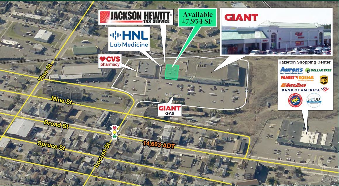 70 S Locust St, Hazleton, PA à louer Photo du bâtiment- Image 1 de 4