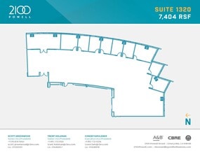 2100 Powell St, Emeryville, CA à louer Plan d’étage- Image 1 de 1