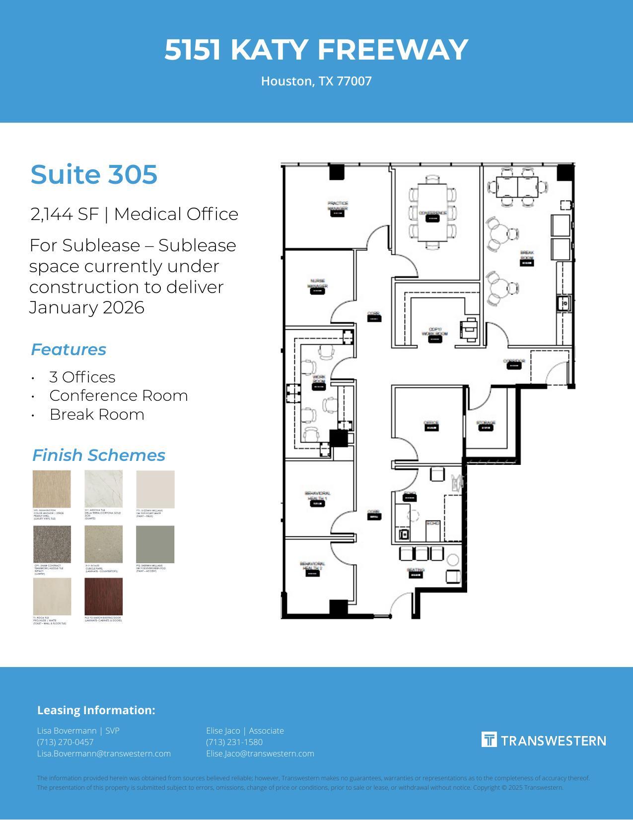 5151 Katy Fwy, Houston, TX for lease Floor Plan- Image 1 of 1