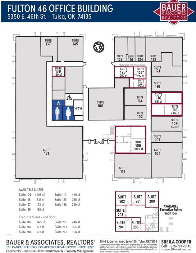 5350 E 46th St, Tulsa, OK à louer Plan de site- Image 1 de 1