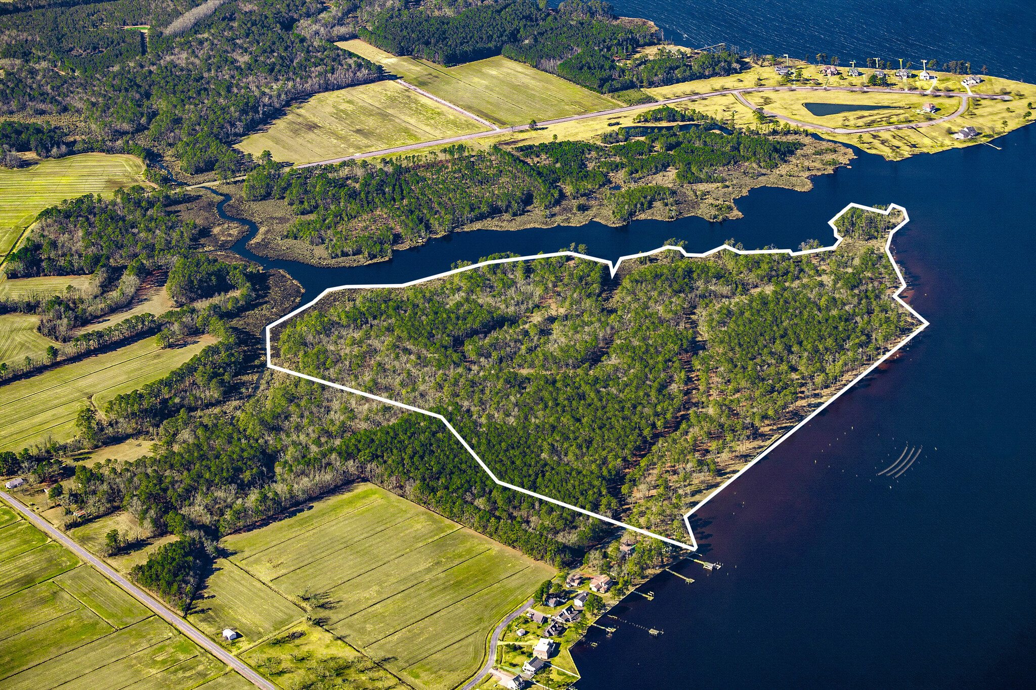 Norfleet Shores, Belhaven, NC à vendre Aérien- Image 1 de 1