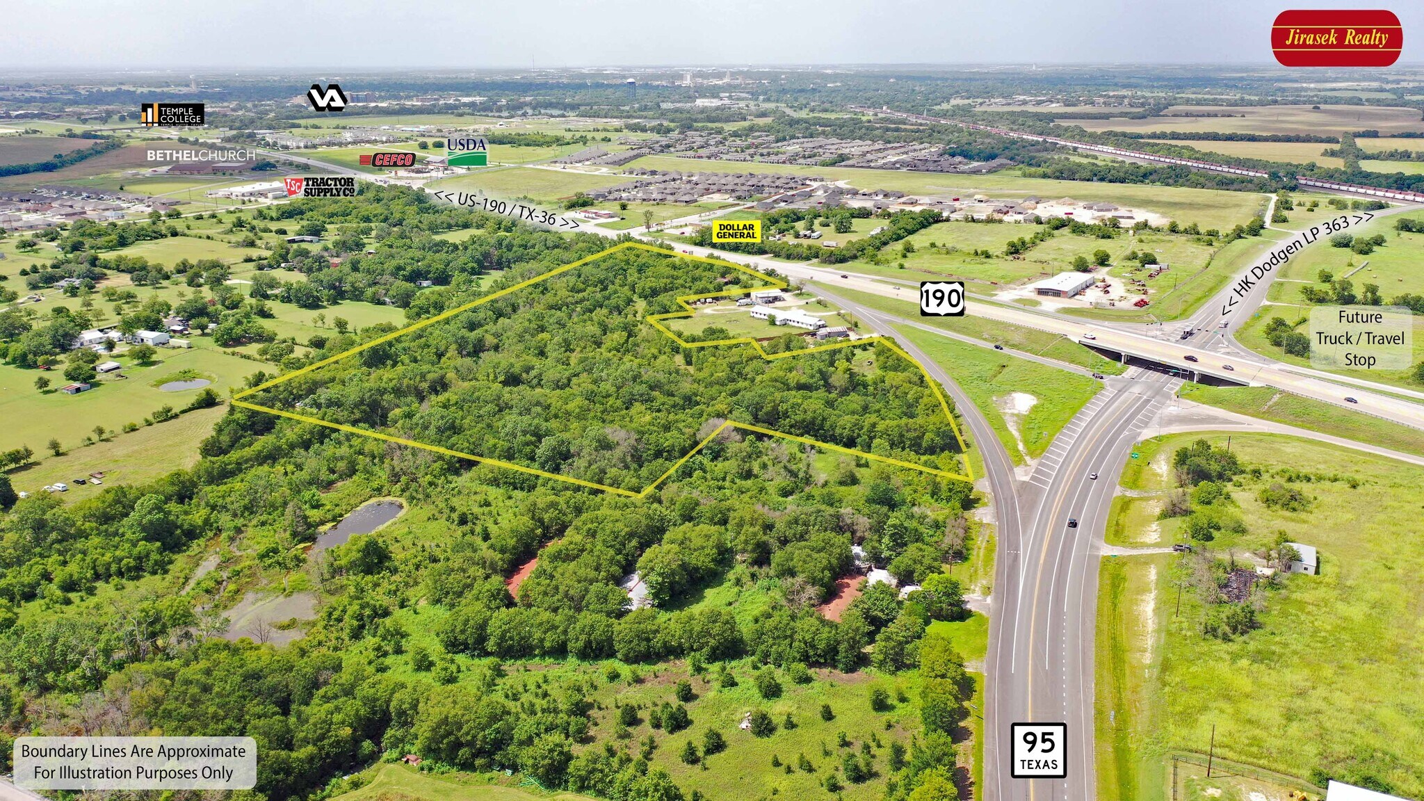 21819 HK Dodgen Loop, Temple, TX for sale Aerial- Image 1 of 3