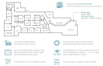 8929 University Center Ln, San Diego, CA for lease Floor Plan- Image 1 of 1
